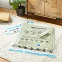 JORDAN&JUDY 6-Pack Vacuum Storage Bag Set (2 Medium + 4 Large) + Hand Pump, Home Storage image 2