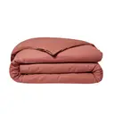 Housse de couette 220/240 Coton TODAY Essential Terracotta image 1