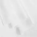 PONY DANCE Sheer Linen Look Curtains with Eyelet, 2 Panels W140xL100cm (W55xL39inch), White image 5