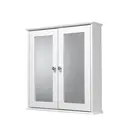 Croydex Bathroom Mirror Cabinet - Ashby White image 2