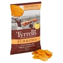 Tyrrells Furrows Beef Brisket & Black Peppercorn Sharing Crisps 150g image 2