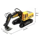 Pelleteuse Télécommandée, Voitures Jouets RC 2,4 GHz, À Partir de 6 Ans, Fourni Avec 2 Piles AA, Cadeau d'Anniversaire Pour Enfants image 9