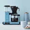 Moccamaster KBG Select Filter Coffee Machine, Handmade in the Netherlands, Retro Design, 1.25 Litres, Pastel Blue - 53806 image 4