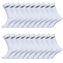 UMBRO UMB/1/TENX20 Lot de 20 paires de chaussettes blanc/noir - Pointure 39/42 image 0