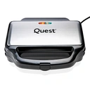 Quest Two Slice Stainless Steel Deep Fill Sandwich Toaster with MV Indicator Lights, Silver image 3