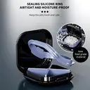 Small Pill Case, Travel Pill Organizer, Small Pill Box, Pill Container for Purse 4 Compartments, Daily Compact Travel Medicine Holder for Vitamins Medication (Grey) image 4