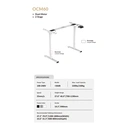 Loctek Elektrisch In Hoogte Verstelbaar Bureau Bar Tafel Staand Bureau met Scheidingsbord 160×80cm Zwart ZB01-16080-BH image 4