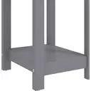 Galano Lilly Bedside Table - Slim Side Table with Storage, Organizer and Cabinet for Bedroom, Hallway or Entryway – Cool Grey/Beaufort Oak image 8