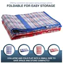 8-piece practical down comforter storage bag, space-saving, can be used to store clothes and bedding.68*50*24cm  red image 3
