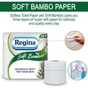 Regina Soft Bamboo Toilet Tissue, 3-Ply, 9 Rolls image 2