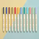 WRITECH Arts Sign Brush Pen 12 Assorted Multi Colors image 0