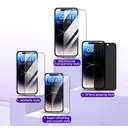 VoxorAI Protection d'écran pour iPhone 16plus, verre trempé, film de confidentialité à 360°, indispensable pour les déplacements, application instantanée et fixation automatique image 5