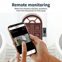 ochama Sonnette Vidéo Intelligente - Caméra de Surveillance Domestique, Œilleton Électronique, Accès à Distance, Étanche et Anti-poussière, Vision Nocturne Ultra-claire, Détection Humaine, Audio Bidirectionnel image 3