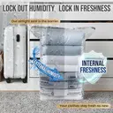 TAILI 6 Pack Vacuum Storage Bags, Jumbo Cube (31x40x15 Inch), Extra Large Vacuum Seal Bags for Clothing, Comforters, Blankets, Bedding, Closet Organization Space Saving, Cream image 6