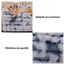 FUNNYFUZZY Tapis protecteur de canapé pour chien et chat tie-dye bleu - Taille S image 4