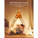 Tente Tipi pour Enfants Besrey, 100% Coton image 5