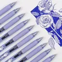 WRITECH Retractable Gel Ink Pens: 0.7mm Medium Point Blue-Ink Color Pen for Journaling Smooth Writing Fine Tip Quick-dry Ink No Bleed Set 10ct image 4