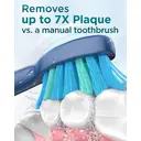 Coulax Hollow-Cup Sonic Electric Toothbrush - 40,000 VPM, 5 Modes, 120-Day Battery, 8 DuPont Brush Heads, Travel Case & Stand - Deep Blue image 1