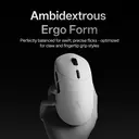 RAPOO VT2 MAX Wireless Gaming Mouse, True 8K Wireless Polling Rate, 53g Lightweight, Up to 750 Hr Battery, Nordic nRF54L15 MCU, 120-Million Optical Switch, 10 Programmable Buttons, Macro Enabled - White image 6