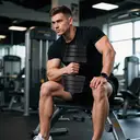 30KG Adjustable Dumbbells Barbell Set, Home Gym Free Weights for Full Body Training image 2