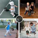 High-quality Rubber Basketball（22"） Size3# Black/Gold image 5