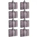 Sac de Rangement Pratique pour Couettes en Duvet, 8 Pièces, Gain de Place, pour Vêtements et Linge de Lit, 68×50×24cm Noir image 0