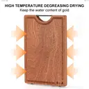 Zhang Xiaoquan Planche à découper en bois massif (400 x 280 mm) - Rectangulaire, pour la maison image 2