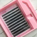 MeoMagic - Kit de faux-cils précolés avec pinces à épiler, 10 lignes - WM13 image 1