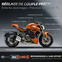 MoveCrab Clé dynamométrique numérique 3/8” avec douille magnétique pour bougies d'allumage et rallonge à joint universel pour voiture et moto image 1