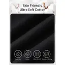 baleaf Mens Tracksuit Bottom Sweatpants with Zipper Pockets Elasticated Waisted Joggers Cotton Pants Black XL image 2