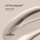 Crown Matt Emulsion White Pepper 2.5L image 6