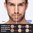 SUNLUXY JMY-103 Brosse nettoyante pour le visage, 5 modes de vibration, nettoyage en douceur avec tête de brosse en silicone, conception portable avec anneau de suspension - Noir image 6