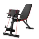 Banc d'entraînement pliable 8 niveaux capacité de charge 200 kg image 0