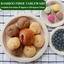 Ruibamboo disposable bamboo fiber plate 10 inches
25pack image 3