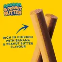 Wagg Chews Banana & Peanut Butter Bars Dog Treat 140g image 4