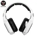 ONIKUMA GT806 White, Wireless Headphones, Stylish Triple-Mode Gaming Headset, RGB Lighting Music Headphones, Over-Ear Headphones, Supports 2.4G/Wireless/Wired Modes (Triple-Mode), Recommended for Gaming, Birthday Gift/Holiday Gift/Anniversary Gift image 5