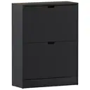 Vida Designs Shoe Cabinet 2 Doors Black image 1
