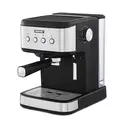 Geepas Barista Espresso Coffee Machine, 20 Bar, Milk Frother Steam Wand, Black & Silver - GCM41521UK image 0