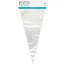 Unique Large Clear Cone Cellophane Bags, 25 pack image 1