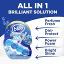 Bloo Brilliant Gel Allin1 Toilet Rim Block, Arctic Ocean, SIngle Pack image 2