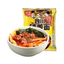 Akuan Sichuan Bedcover Noodles - Beef Hot Pot Flavor (Bag) 110g image 1