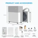 Midea 4-in-1 Portasplit Split-System Air Conditioner with Heat Pump - 12000BTU, 3.5kW, Only 39dB(A) in Silent Mode, Cooling A++/Heating A+, Cooling & Heating & Dehumidifying & Fan, Smart WiFi Control, Easy Set-up [Energy Class A++] image 2