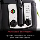 Tower Deep Fat Fryer with Adjustable Thermostat - 3L, 2300W, Black, T17002 image 4