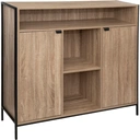5five Aliaj Buffet à 2 portes effet chêne naturel  image 0