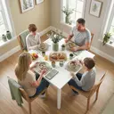 HOMCOM Table à manger extensible rectangle pour 4 à 6 personnes, table de cuisine 80-120 cm, extension coulissante facile, pieds en acier, pour petits espaces, salle à manger, salon, blanc image 8