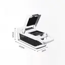  5-in-1 Vegetable Chopper Slicer Dicer With Container Food Processor White                  image 8