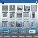 XINQIYUAN Qiyuan Set de Blocs de Construction Commissariat 7.5cm 67pièces Jouet d'Assemblage Magnétique [Mélange aléatoire – Couleurs issues uniquement de la photo principale] image 6