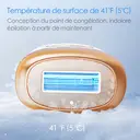 Qiweiny CT05 Épilateur lumière pulsée avec refroidissement - Blanc et doré image 4