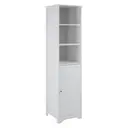 Maison by Premier Storage Cabinet Portern 1 Door White Tall image 3