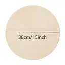 Lot de 6 sets de table ronds tressés 38 cm - Beige image 5